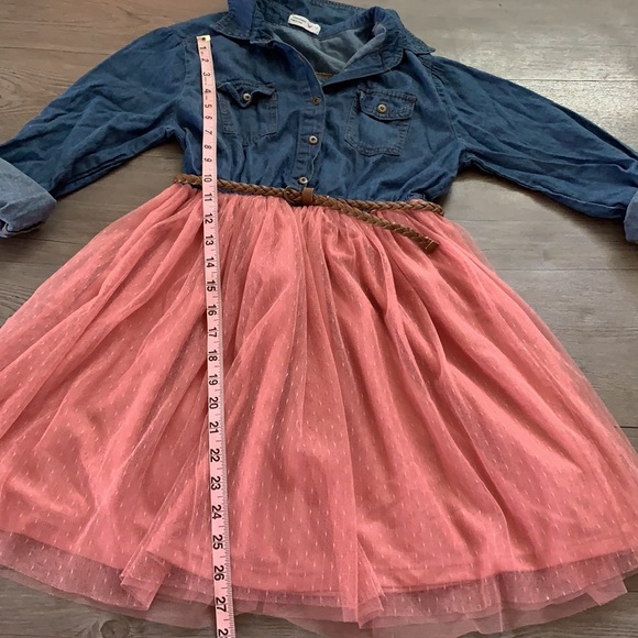 ⚡️3/$20 denim and tool combo dress with belt - Picture 13 of 13